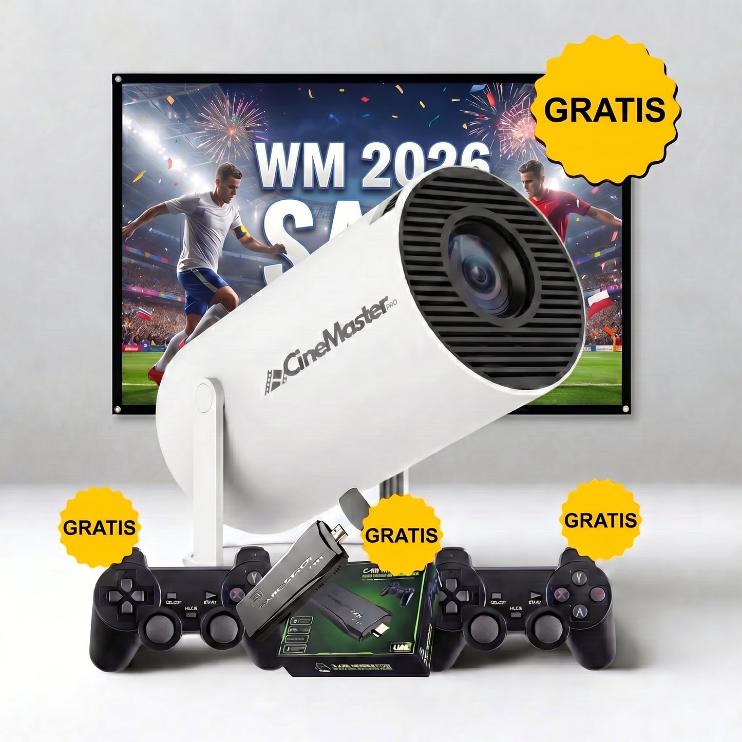 CineMaster Pro® - 4K Smart Projektor
